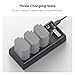 K&F CONCEPT NP-FZ100 Charger, 3-Slot A7iii Battery Charger with LCD Display for Sony A7iii A7iv A7Rv A6700 A6600 A9 A1 FX3 FX30 ZV-E1 Cameras