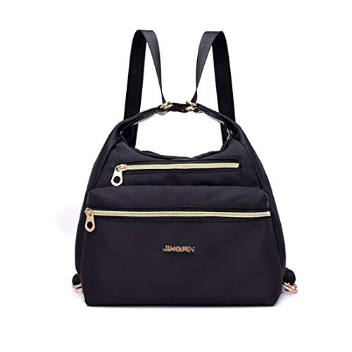 Alovhad Multi-Pocket Crossbody Bag for Women Convertible Nylon Shoulder Bag Travel Backpack Purse