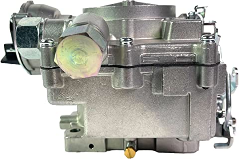 Marine Carburetor Compatible With Mercruiser 2 Barrel Carburetor Mercarb 3.0L 2.5L 4.3L 5.0L 5.7L V8 350 Engines Rochester With Jets, Long Linkage And Gaskets W/Electric Choke Replace 3310-864940A01 #TOP4