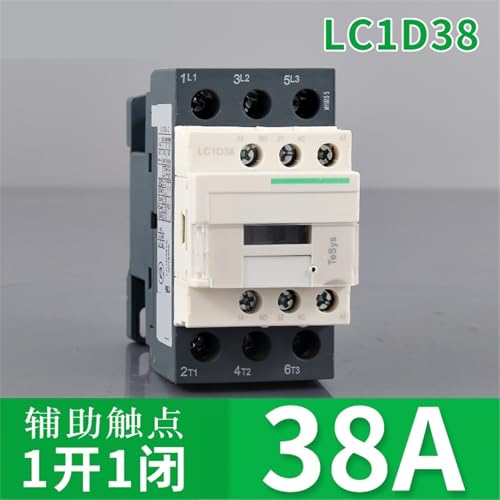 Contacteur CA normalement ouvert Lc1D38 commande bobine alternative 48V - 3