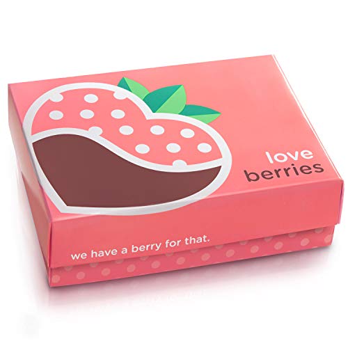 12 Milk & Dark Chocolate Sea Salt Covered Strawberries by Love Berries