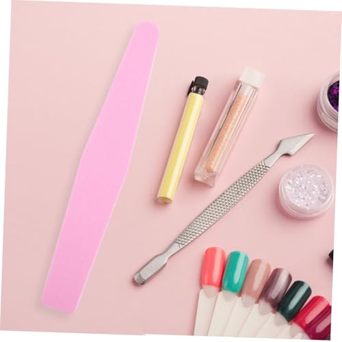 Limas de uñas profesionales de doble cara VALICLUD con pulidoras y buffer compactos para casa 2