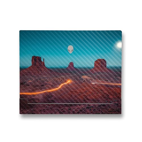 Image of MightySkins Carbon Fiber Skin Compatible with Alienware X14 R2 (2023) Full Wrap Kit - Monument Valley | Protective, Durable Textured Carbon Fiber Finish | Easy to Apply | Made in The USA