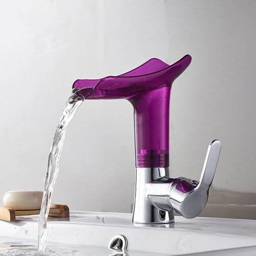 Nucleo della valvola in ceramica: il rubinetto per lavabo a cascata è dotato di un nucleo della valvola in ceramica di alta qualità integrato, che garantisce un funzionamento fluido senza inceppamenti e senza perdite. Offre un'eccellente resistenza all'usura e prestazioni stabili nel tempo, riducendo la necessità di manutenzione frequente e prolungando la durata del prodotto.