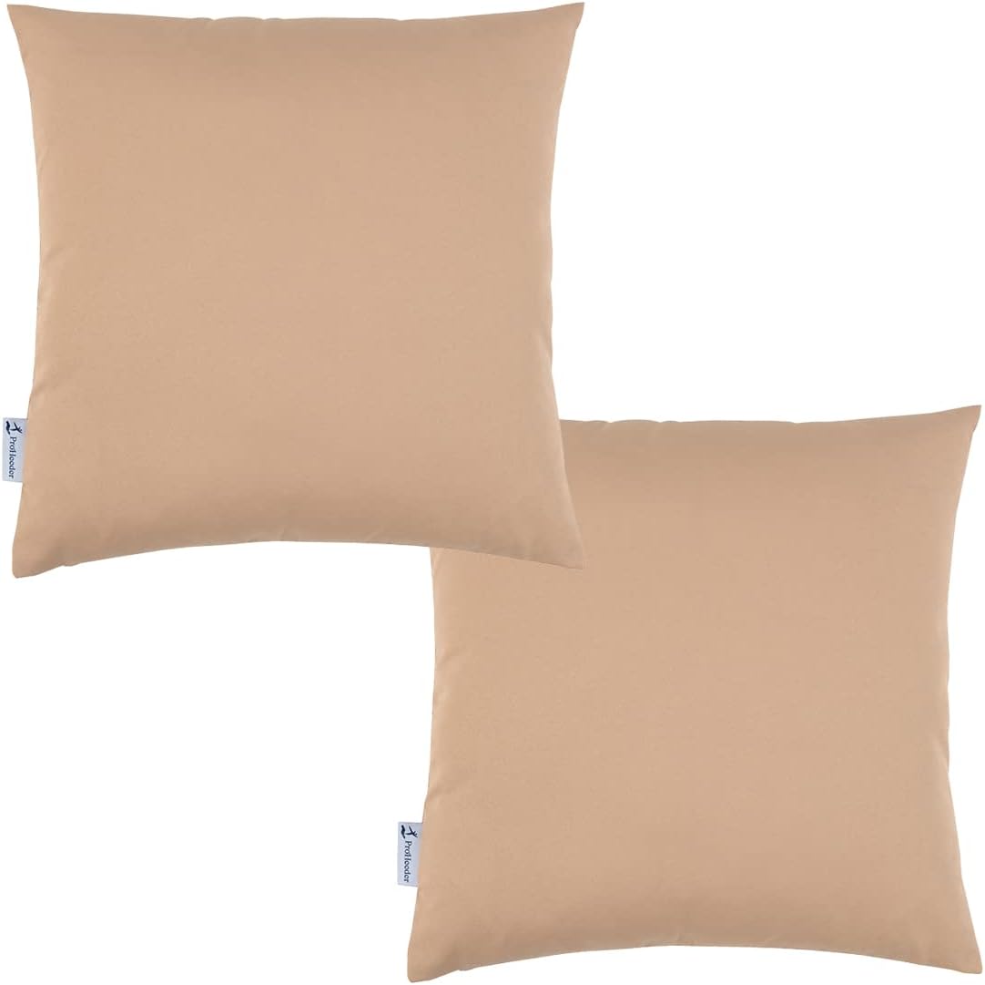 Proheeder Scatter Pillow Covers, Water Resistant & Washable Square Style Pillow Covers