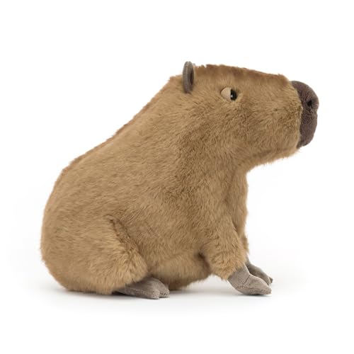 Jellycat Clyde Capybara Stuffed Animal, 9.5 inches - Capybara Plush Toy - Classic Children\'s Gift - Thumbnail 2