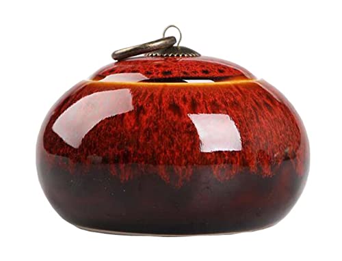 ZEALMAX Ceramics Tea Caddy, Airtight Tea Canister, Pot and Set, Coffee and Candy Cans Seal Can