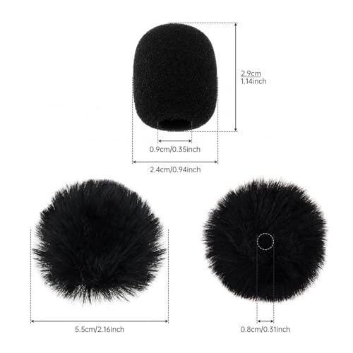 Bonnette fourrure micro cravate lavalier pour réussir vos interviews en extérieur - 3