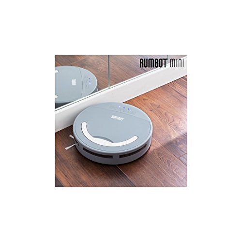 Omnidomo-RumBot Mini-robot aspirateur intelligent avec brosse latérale pivotante à 360 ° Batterie rechargeable Réservoir 500 ml 100 min