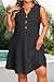 Pinup Fashion Plus Size Cover Ups Swimwear Women Black Hollow Out V Neck Bathing Coverup Dress with Pockets