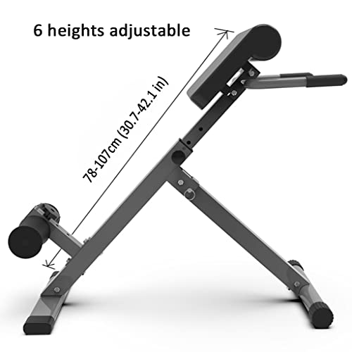 Romeinse Stoel Verstelbare Romeinse Ontlasting Opvouwbare Buikbeoefenaar Trainingsbanken For Thuisbeen Persmachine Sit-up Trainingbank (Color : White, S : 91 * 43 * 94.5cm) - Image 6
