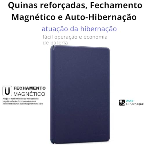 Capa Para Kindle 11ª Geração - 2022 - Modelo C2V2L3 - Auto Hibernação - Fecho Magnético (Não compatí