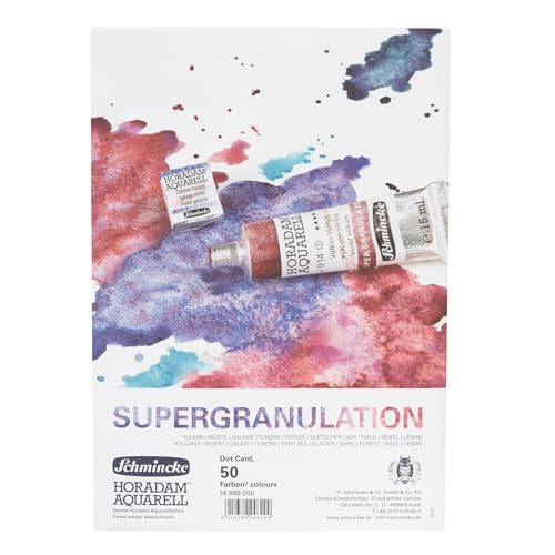 Image of Schmincke - HORADAM AQUARELL Dotcard with 50 Shades - 14 999 050, for Testing All 50 HORADAM AQUARELL Supergran Shades