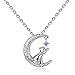 VIKI LYNN Collier argent pendentif chat mignon bijoux femme en argent fin 925 et zircon cadeau noël parfait pour les femmes filles (chat 1)