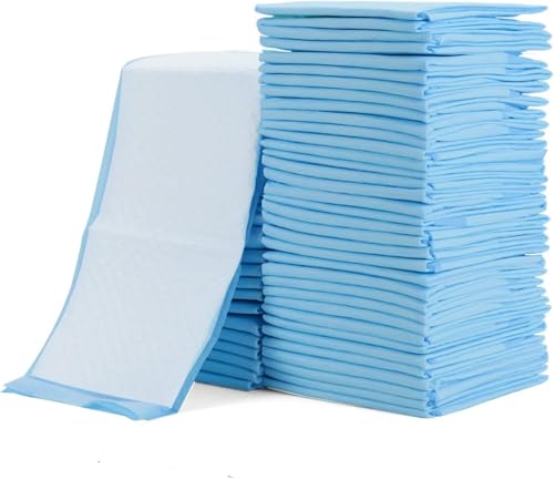 Premium Baby Changing Pads – Pack of 100 Disposable, Leakproof & Ultra Absorbent Nappy Change Mats | Soft, Hygienic & Travel-Friendly Baby Changing Pad Liners for Crib, Car, 45 * 33CM