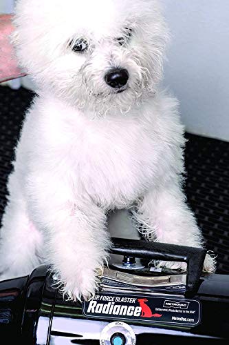 Metro-Air-Force-Blaster-Professional-Dog-and-Pet-Grooming-Dryer-Blower-Radiance-Model-B-3-HTV-AFBR-Variable-Control-Heating-Element-Variable-Speed-Motor-10-Ft-Hose-Wall-Bracket-Towel