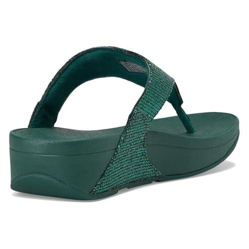 Image of FitFlop Lulu Multi-Tonal Glitter Toe-Post Sandals