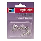 Crochet à vent 22 mm chromé (blister 4 unités) Inofix de la marque Inofix