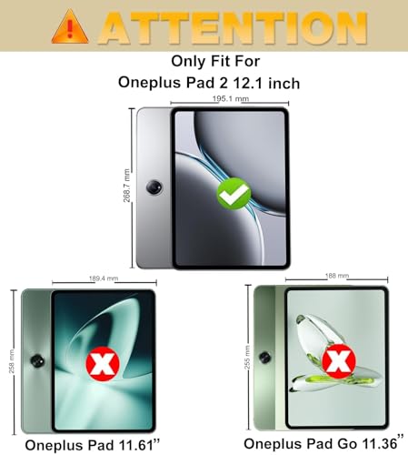 Image of TGK Trifold Cover for OnePlus Pad 2 12.1 inch Tablet Case with Pencil Holder (Green)