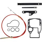 Emiif Kit d'assemblage de câble de changement inférieur pour OMC Cobra Sterndrive 1986 1993, remplacement pour OEM 987661