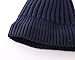 Home Prefer Toddler Boys Winter Hat with Fleece Warm Knit Kids Beanie with Pom Navy Blue 1-3T
