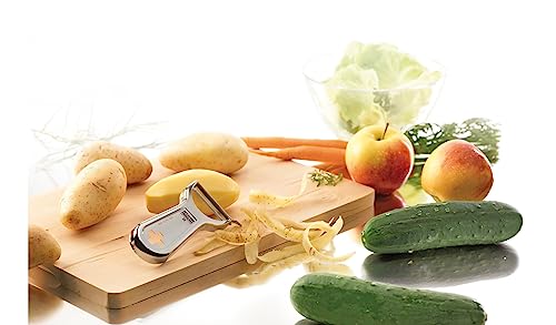 Kuhn Rikon Swiss Metal Peeler 4”, Stainless Steel