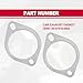 2 PCS Standard Exhaust Manifold Gasket 3