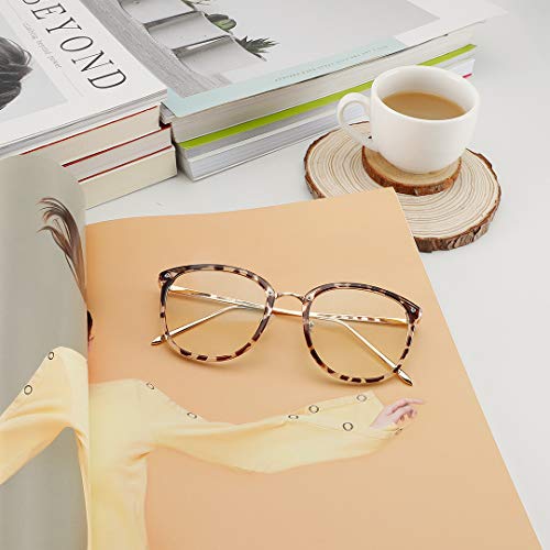 Image of Cyxus Blue Light Glasses for Women Men Stylish Computer Glasses Reduce Eye Strain UV Protection for Screen