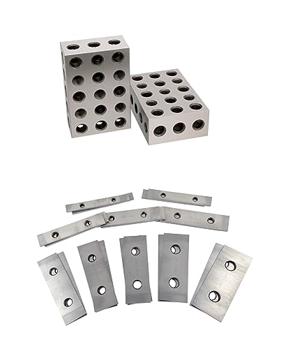 Blocs de précision 1-2-3 et parallèles HHIP 9999-0032 rectifiés pour métrologie
