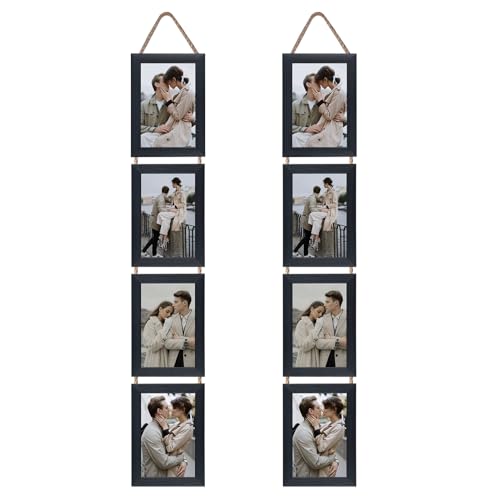 Lavezee 4x6 Collage Picture Frames for Wall Mount Set of