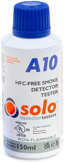 Synthetic Smoke Bottle 150ml for SOLO 330/332 Smoke Tester Aerosol Synthetic Smoke Detector Tester ONLY A10