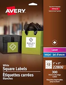 Image of AVE22806 - Avery Print-to-The-Edge Easy Peel Labels with TrueBlock