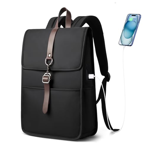 HEROIC KNIGHT Slim Vintage Laptop Backpack & Women, 15.6