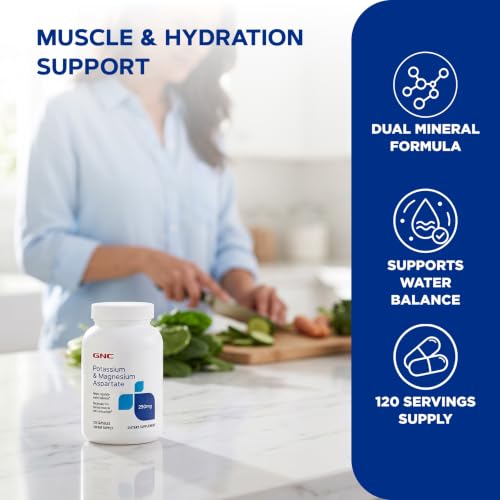 GNC Potassium and Magnesium Aspartate Supplement