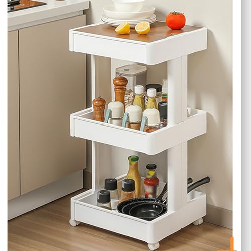 Organisateur mobile polyvalent 3 niveaux pour chambre et salle de bain - 8