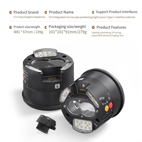 Alignement coaxial 3D et séchage UV avec cette source lumineuse de microscope