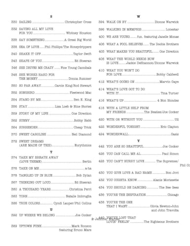 The Real Pop Book - Volume 2: C Instruments | 200 Iconic Pop Hits in Real Book Format | Hal Leonard Sheet Music Songbook for Piano, Guitar, and More | Perfect for Musicians and Educators - Image 5