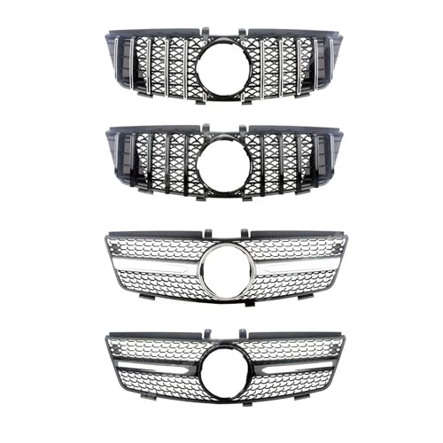 Grille de pare-chocs diamant noir W164 améliorant le flux d'air du moteur ML350