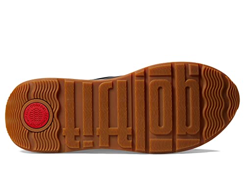 Image of FitFlop Women's F-Mode Leather /Suede Flatform Sneakers | Walking Shoes