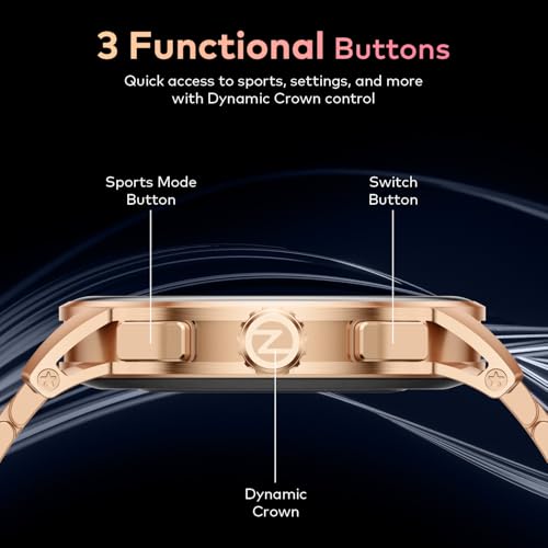 Image of itel Unicorn Max Smartwatch with 1.43 inch AMOLED Display, 1000 Nits Brightness, AI Voice Assistant, Bluetooth V5.3, IP68 Waterproof, 200+ Watch Faces, 100+ Sports Modes (Copper Gold)