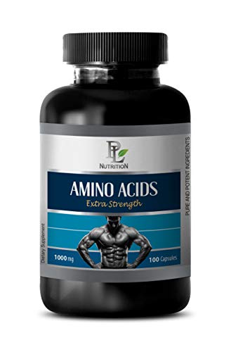 Bodybuilding Supplements for Men - Amino ACIDS Extra Strength 1000MG - Amino acids Faster Metabolism - 1 Bottle 100 Capsules