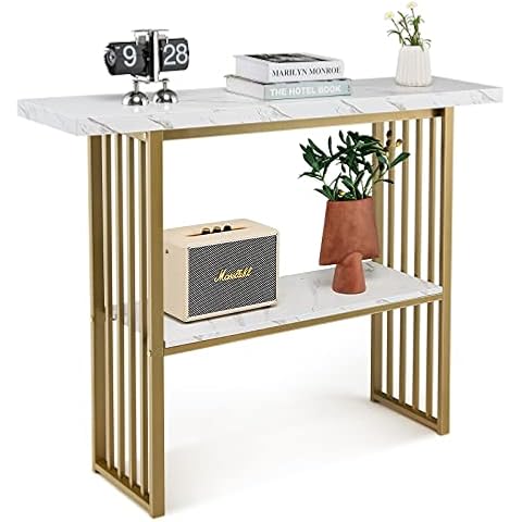 Console d'entrée COSTWAY Marbre Cover