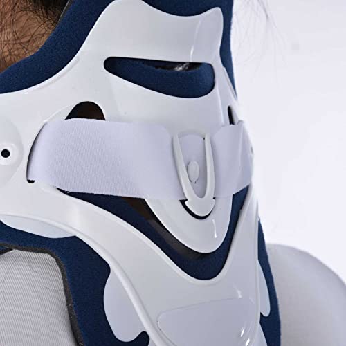 Collar Cervical, Soporte de Cuello de plástico de elevación Ajustable rígido Que Alivia el Dolor y la presión en la Columna Vertebral, inmovilizador de vértebras, Collar de Cuello Cervical