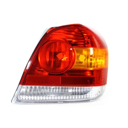 Set Luces Traseras Luz Trasera De Coche, Lámpara De Señal, Luz De Freno De Advertencia, Carcasa Sin Bombilla TO2818123 TO2819123 para Toyota para Echo 2003 2004 2005 Trasera Luz Faro Posterior(Only 1