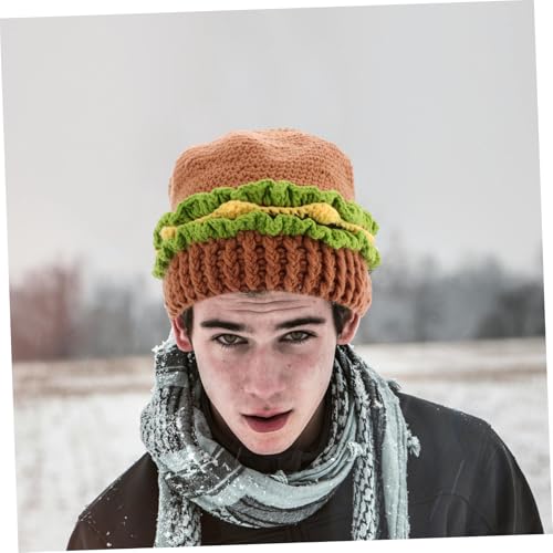 Accesorio de cosplay de hamburguesa kawaii y sombrero divertido de pan 5