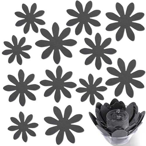 Queekay 12 Pcs Felt Pot and Pan Protectors for Stacking, Gray