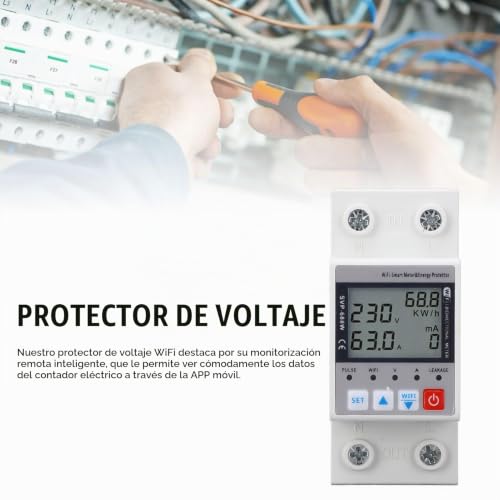 Protector de sobretensión WiFi y medidor de consumo con monitoreo remoto 2