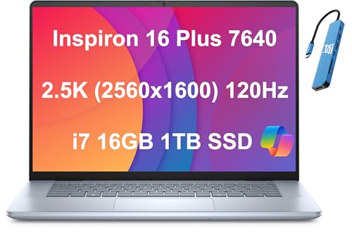Dell Inspiron 16 Plus 7640 7000 Business Laptop (16" QHD 2.5K 120...
