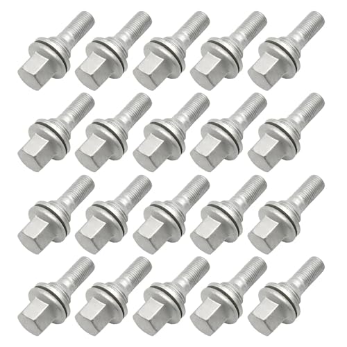 Pernos para neumáticos rueda M12 x 1,25 compatibles con Peugeot 207 2006-2016 kit 20 unidades