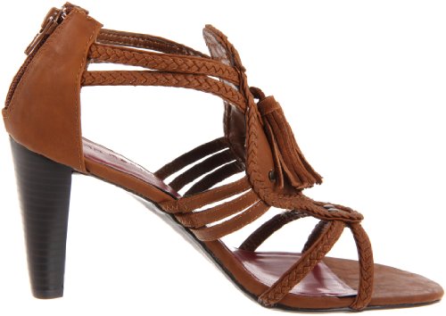Image of Ann Marino Women's Harlow Sandal,Brown,6 M US